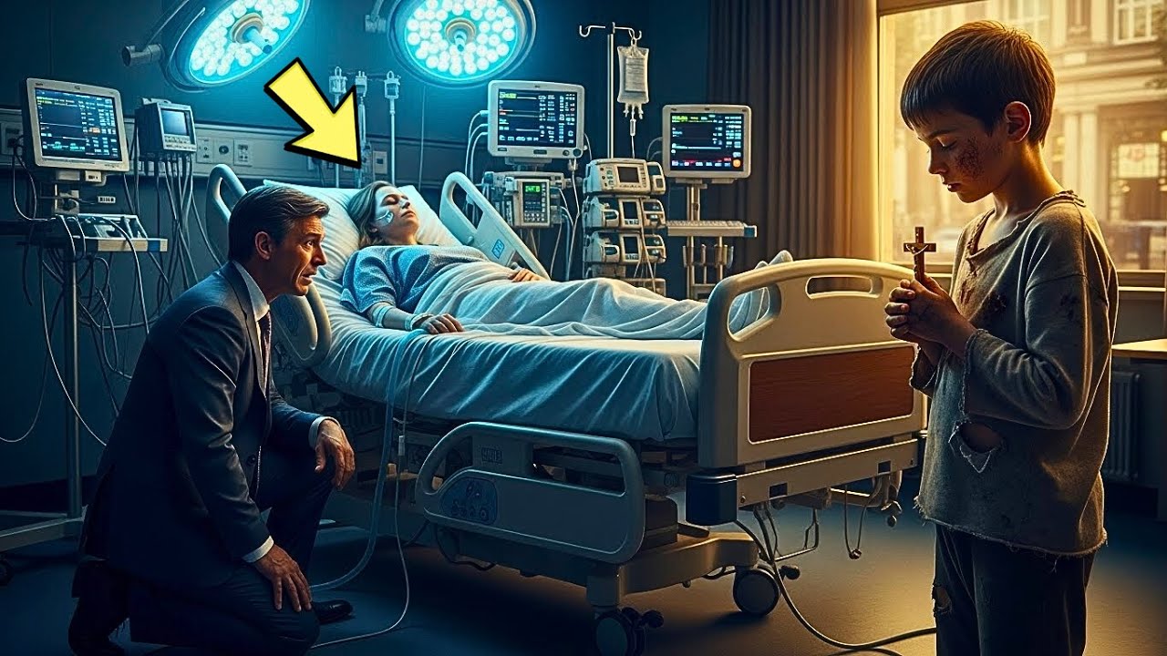 Ninguém conseguiu acordar a esposa do milionário do coma... até que um menino de rua sussurrou...