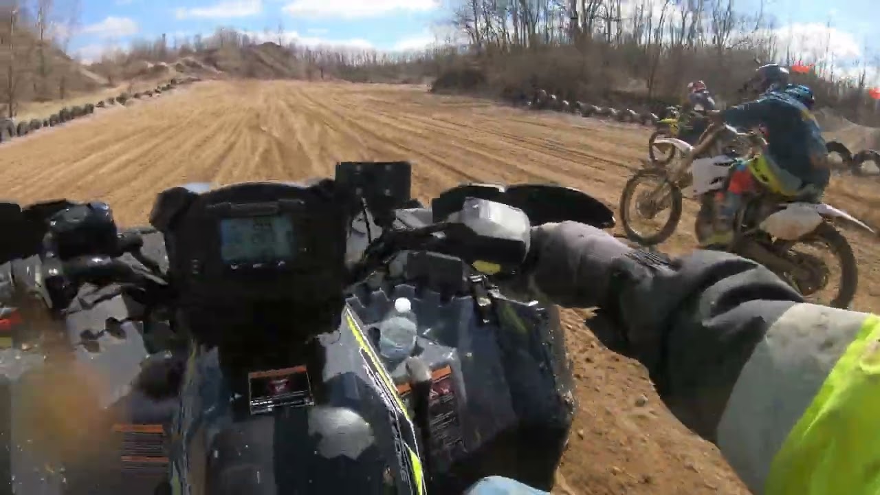 Polaris Sportsman 1000 vs a bunch Dirt Bikes