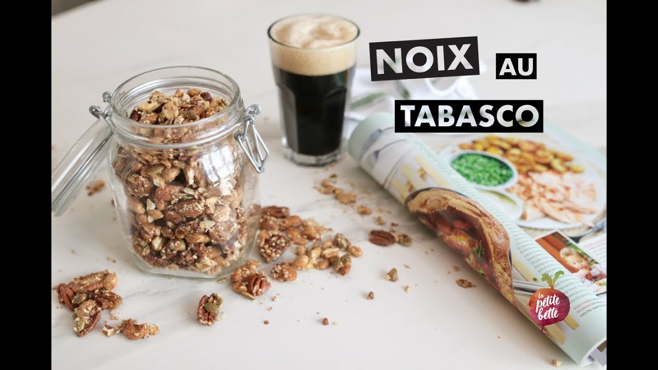 🌶️🥜 NOIX AU TABASCO ❤️Mélange de noix épicées sucrées 🥜 Tuto Apéro!