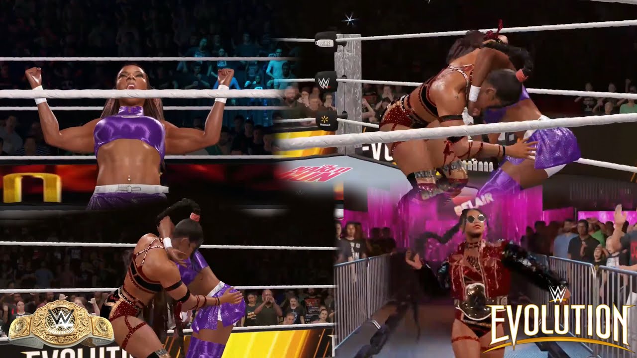 WWE 2K25 EVOLUTION - WOMEN’S WORLD CHAMPIONSHIP: JAZZ VS. BIANCA BELAIR