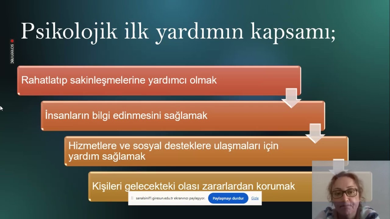 Ailede Psikolojik İlk Yardım Eğitimi