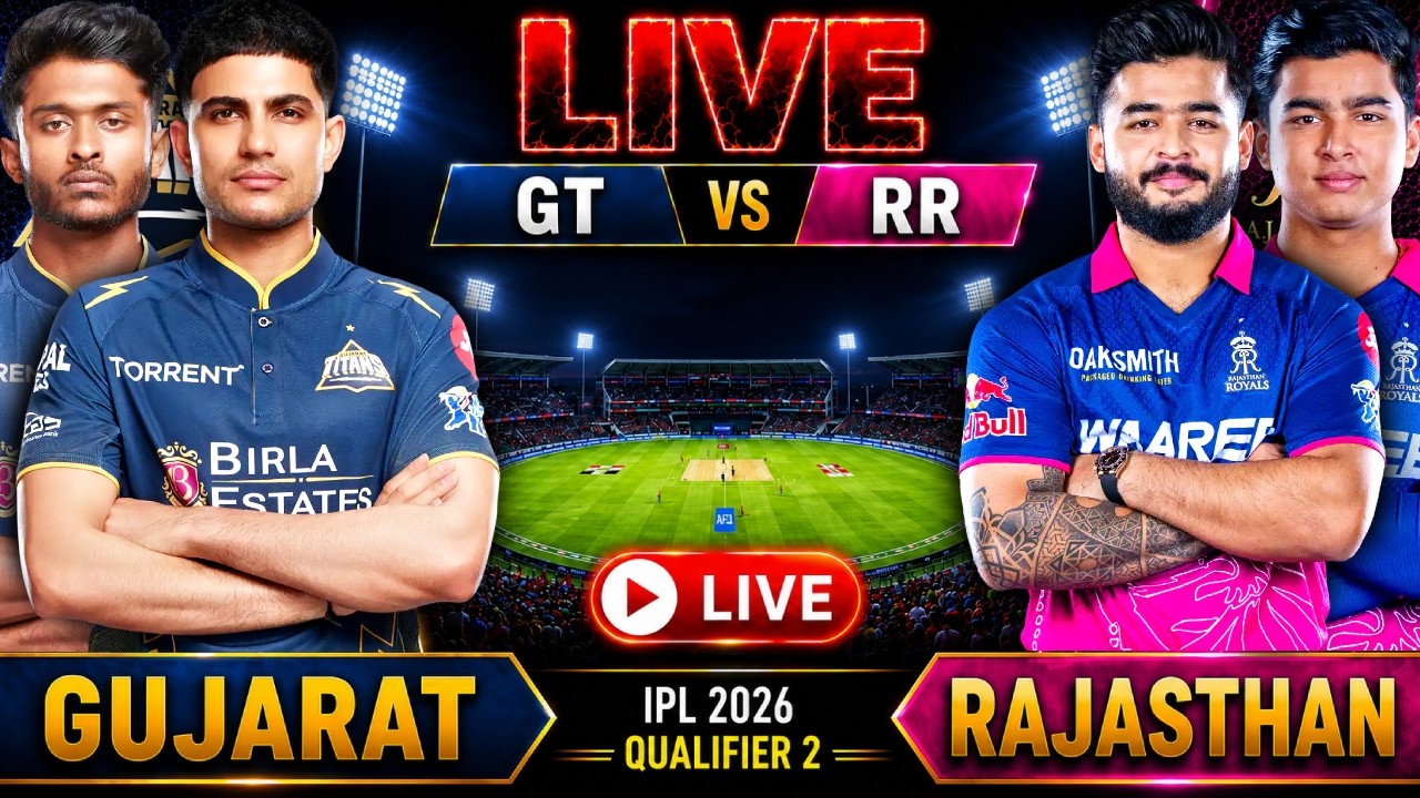 🔴Gujarat Vs Rajasthan IPL 2026 Live Match Today | RR vs GT Qualifier 2 Live 2nd Innings #livescore