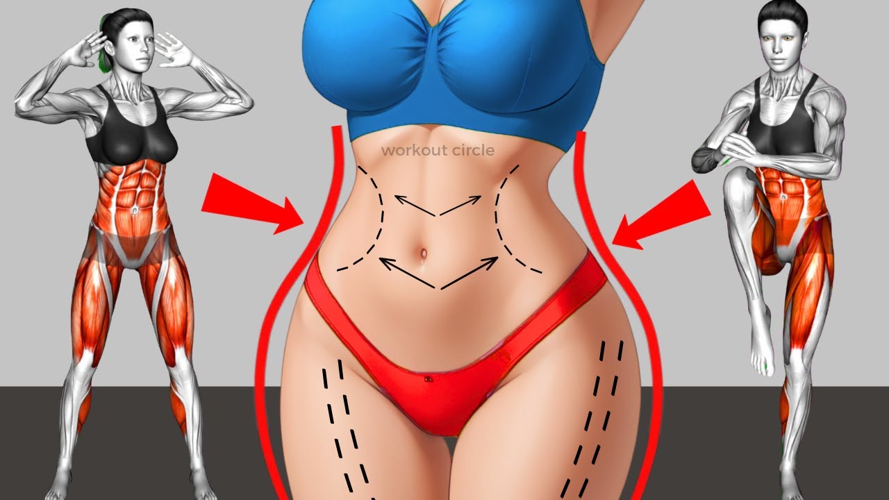 🔥Flat Belly in 2 Weeks🔥Standing Abs Workout To Shed Fat and Get a Flat Stomach