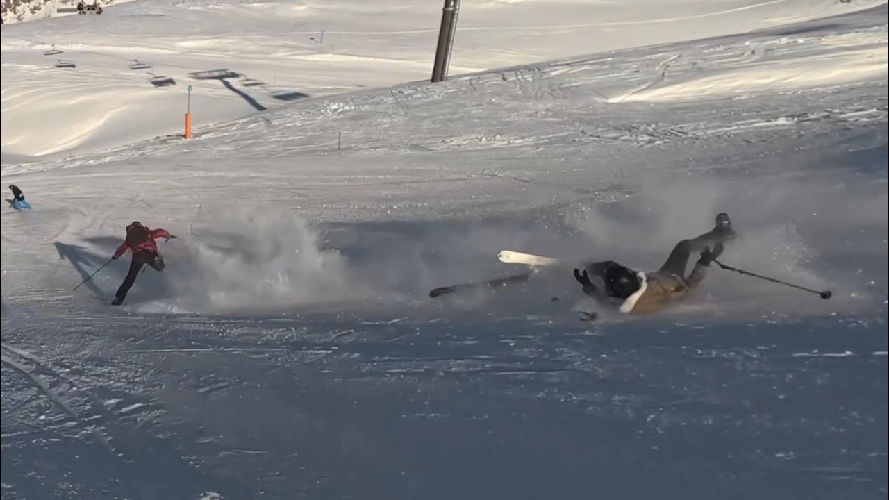 Ski crash compilation