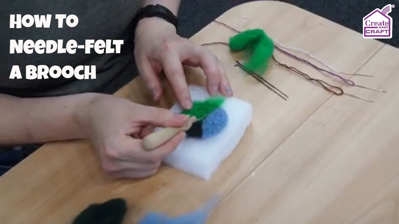 How To Needle-Felt A Brooch