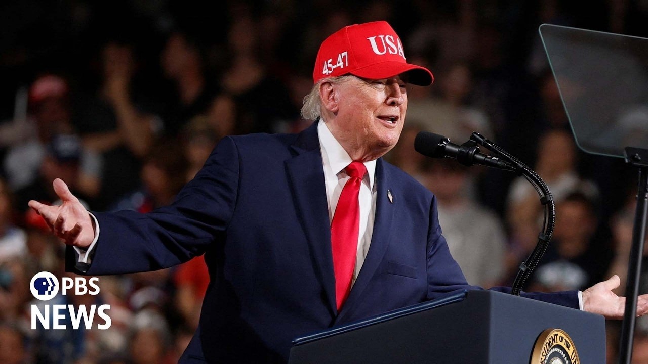 WATCH: Trump heads to rally in Kansas as Republican voters' frustrations deepen