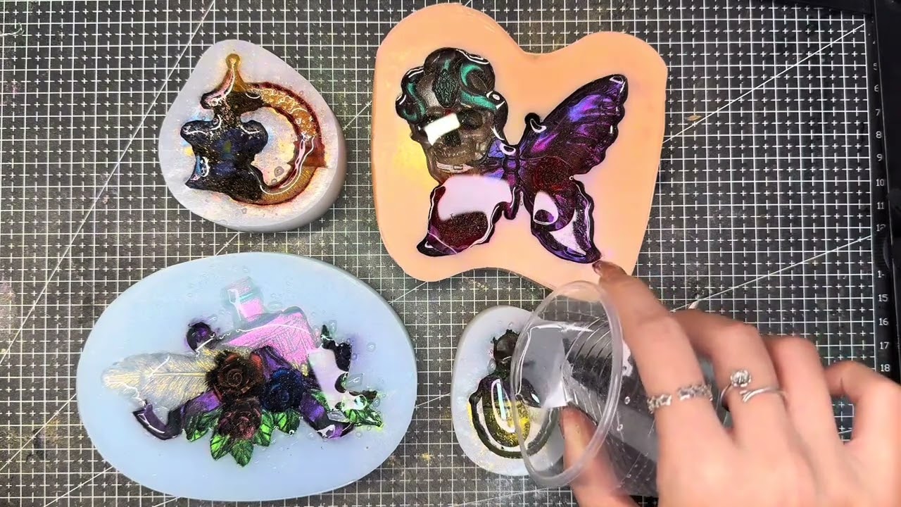 Innovative Dark Epoxy Resin Creations: Must-See Handcrafted Art