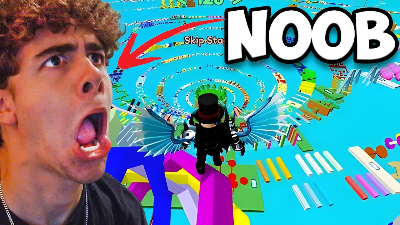 Roblox NOOB Reacts To The HARDEST OBBY!