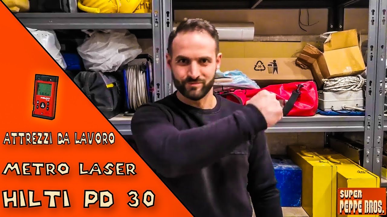 Attrezzi da lavoro - tutorial Su Come funziona il metro laser della Hilti