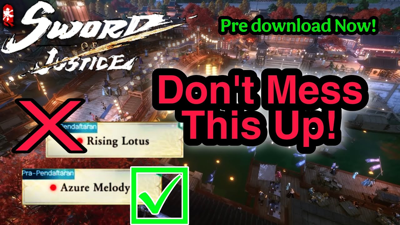 Sword of Justice Pre-Download Guide &ndash; Don&rsquo;t Choose the WRONG Server! (Full Setup + Size Info)