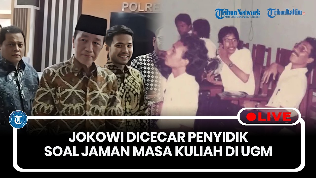 🔴LIVE: Jokowi Dicecar Penyidik Polresta Solo Soal Jaman Masa Kuliah di UGM