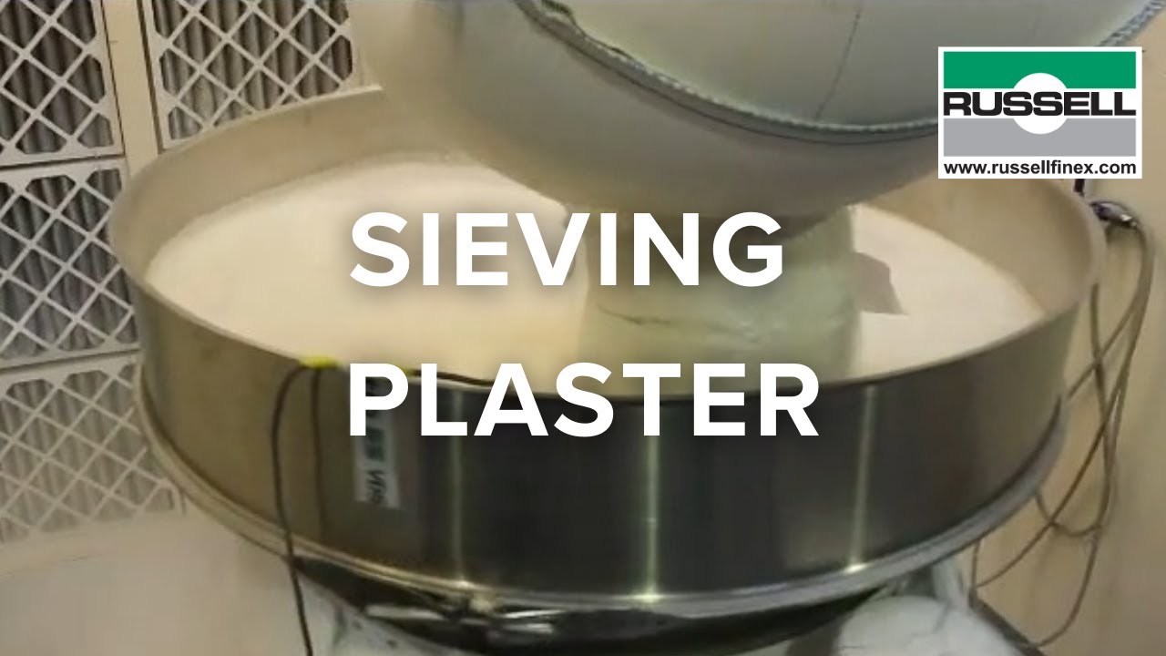 Vibratory sieve for sieving plaster - Russell Compact Sieve&reg;