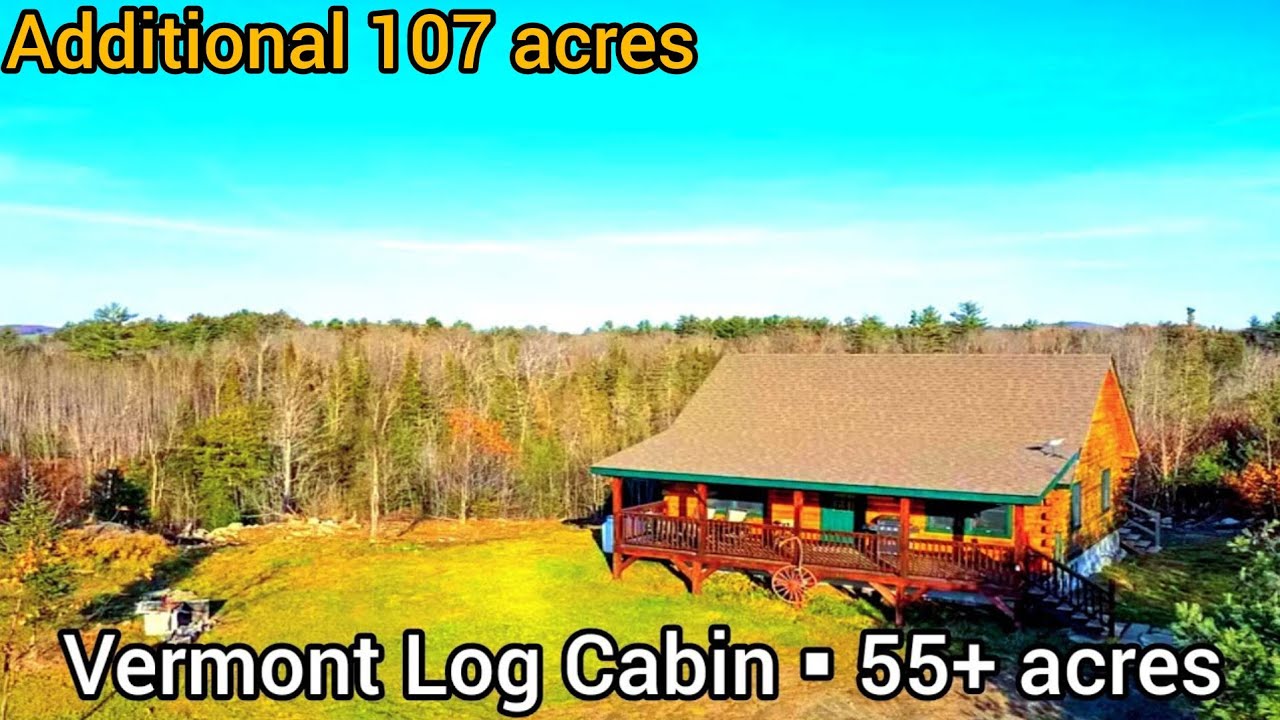 Vermont Farmhouse For Sale | $449k | Vermont Acreage Cabins For Sale | Vermont Real Estate For Sale