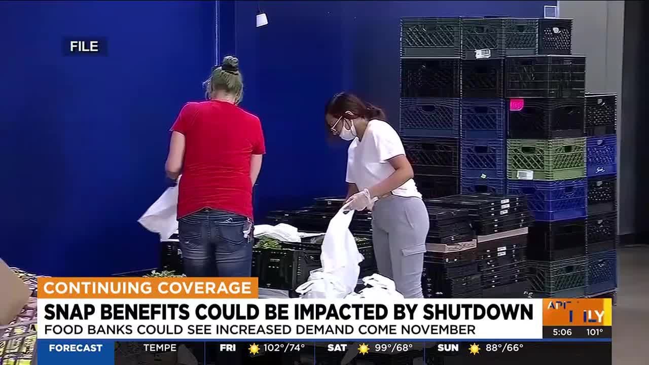 Government shutdown would impact food stamps, Arizona food banks