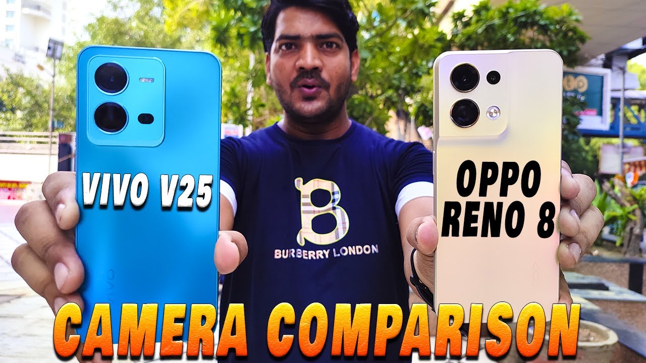 Vivo V25 vs Oppo Reno 8 Camera Comparison | Vivo V25 Camera Review | Reno 8 vs Vivo V25 Camera Test