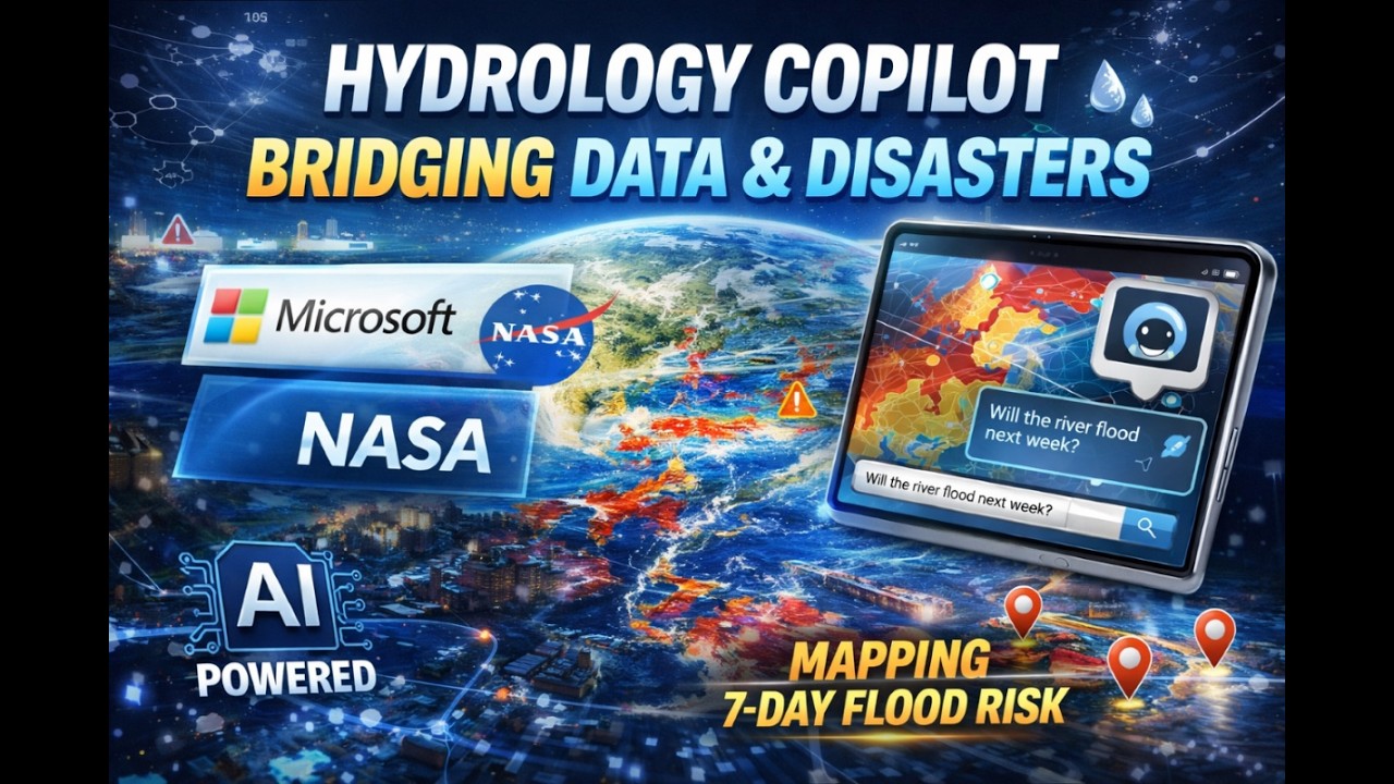 Hydrology Copilot: How NASA and Microsoft AI Predict Floods in Seconds 🌍💧