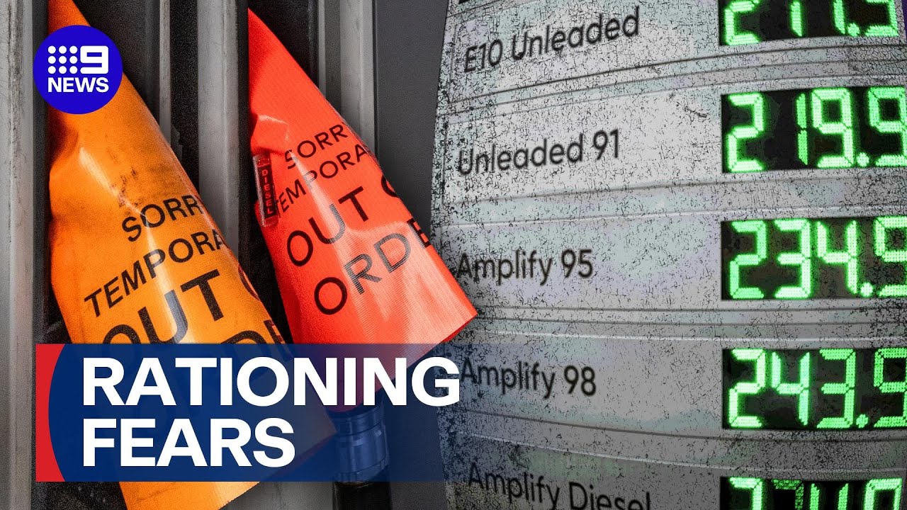 Government not ruling out fuel rationing | 9 News Australia