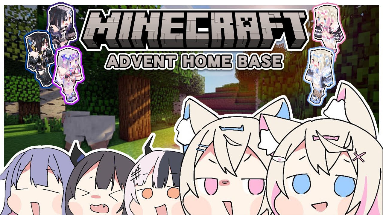 【MINECRAFT COLLAB】building our sweet home 🐾 #holoAdvent