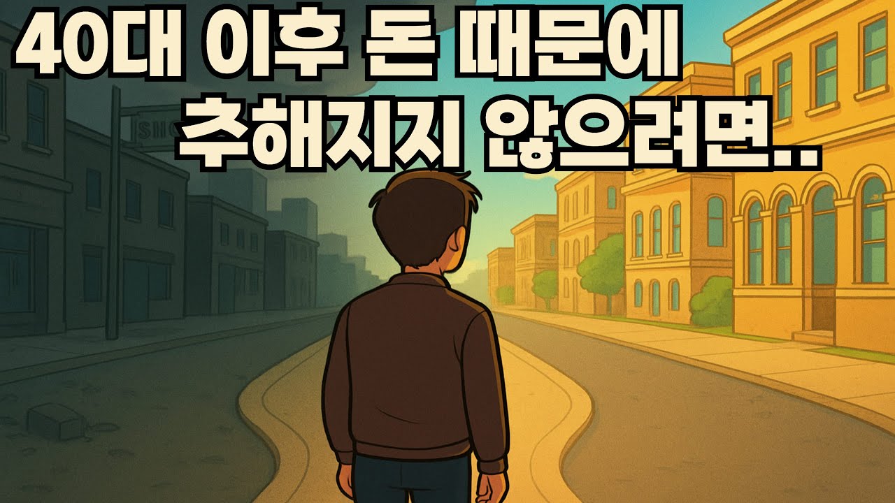 돈 때문에 추해지는 40대의 현실, 그리고 그걸 피하는 법.