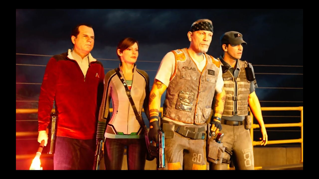 Вступительная кат-сцена режима «Вспышка» в Call of Duty Advanced Warfare - Exo Zombies!