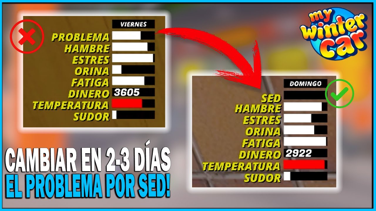 🚫 ELIMINÉ la Barra de Problema y la ADICCIÓN al TABACO en My Winter Car