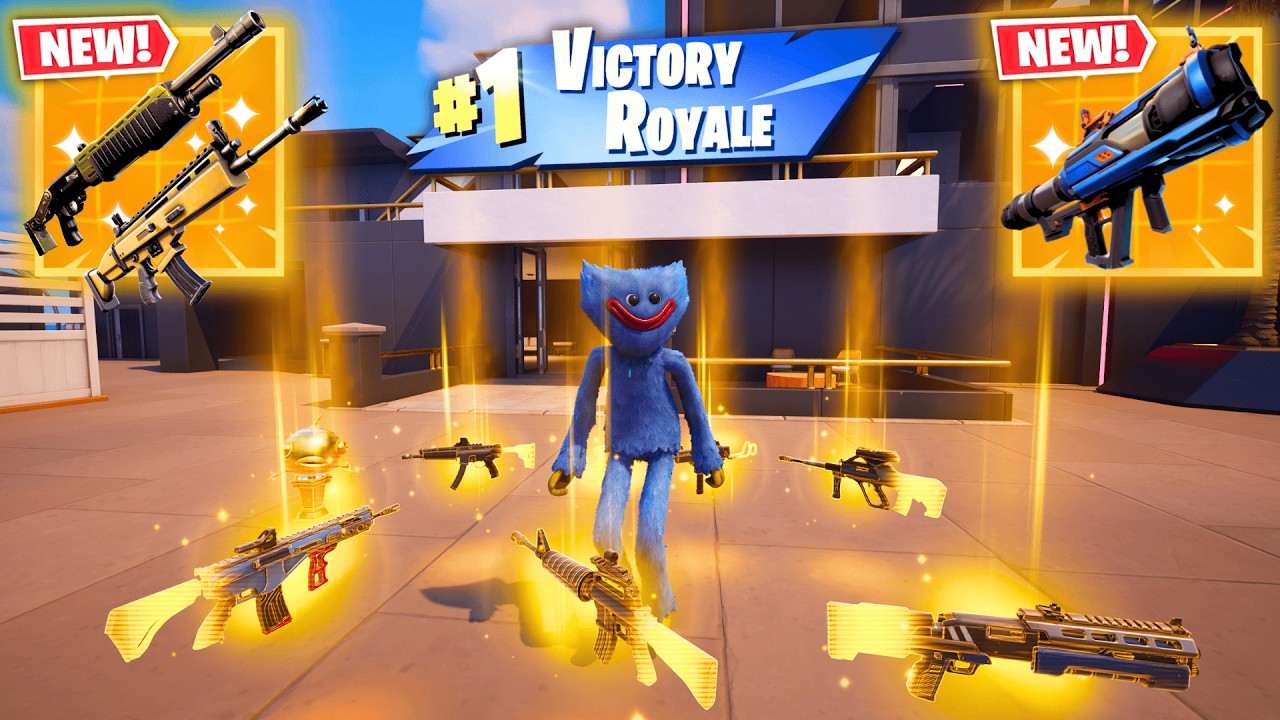 ALL MYTHIC AND EXOTIC GUNS IN FORTNITE (NEW! Fortnite Chapter 7 Season 1)
