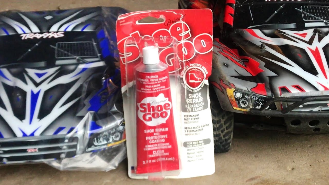How To Make Your RC BODY LAST 10x LONGER - Shoe-Goo And Drywall Taping My Traxxas Slash 2wd