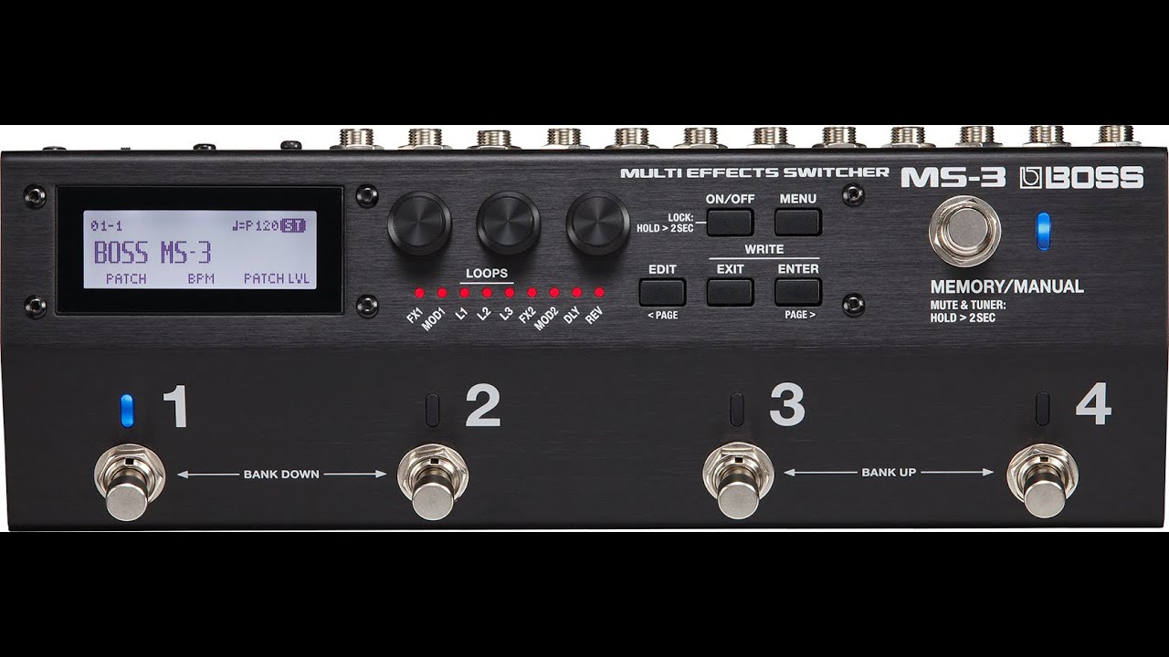 BOSS MS 3 REVIEW COMPLETO