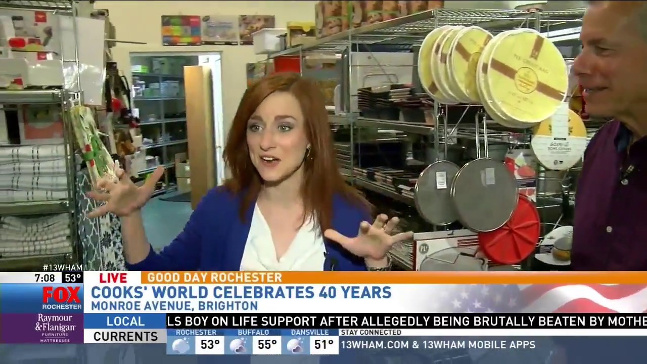 FOX Rochester: Cooks' World Celebrates 40 Years in Business (Part 3)