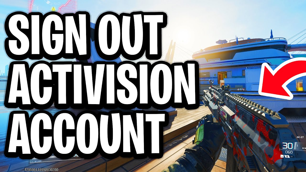 How to SIGN OUT and UNLINK your ACTIVISION ACCOUNT in BLACK OPS 7 - Full Guide