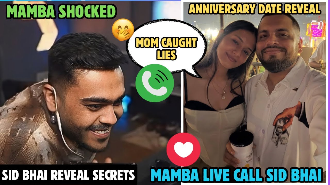 MAMBA🚀LIVE CALL SID BHAI😎& SEJAL😍SID BHAI REVEAL SECRECT🥶MAMBA SHOCKED😂