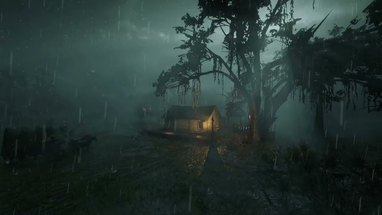 Deep Sleep Now Raging Storm on Wooden Shelter | Stress Free Night