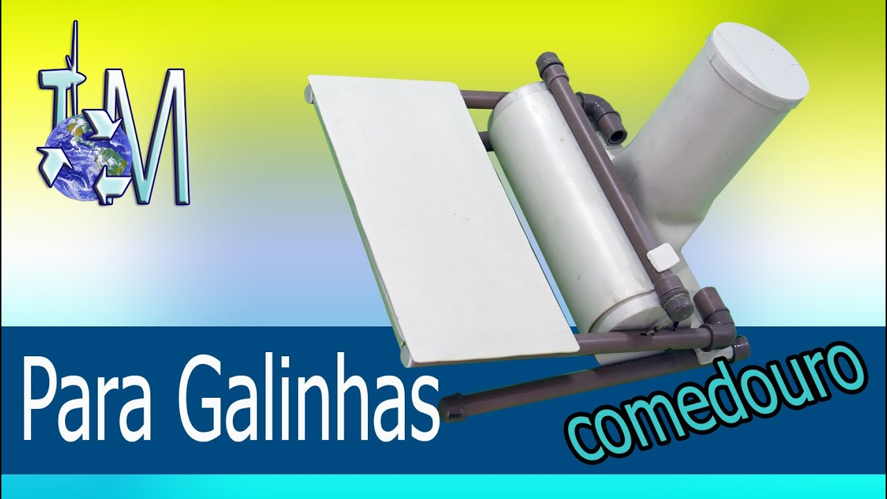 Comedouro para galinhas para teste.