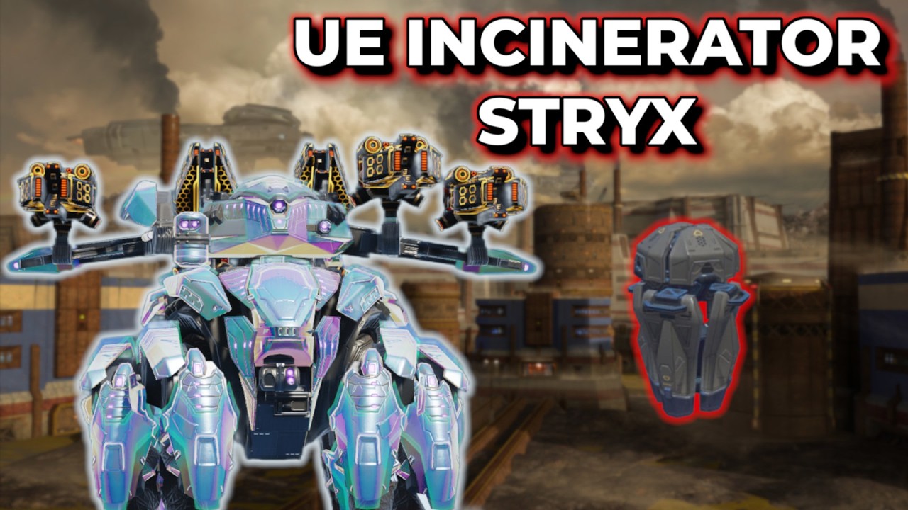 WR - Stryx UE Incinerator W/ Lar Drone Destroying Vector Infestations | War Robots