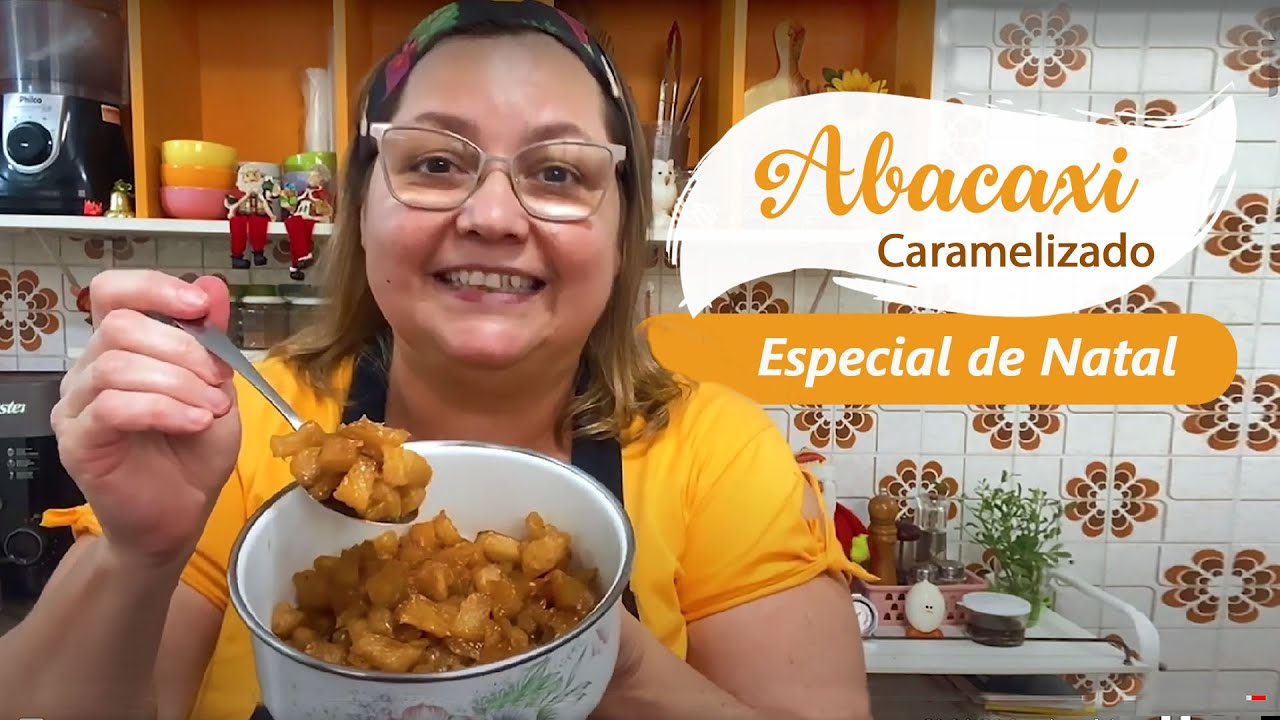 Abacaxi Caramelizado - para acompanhar o Pernil Desfiado