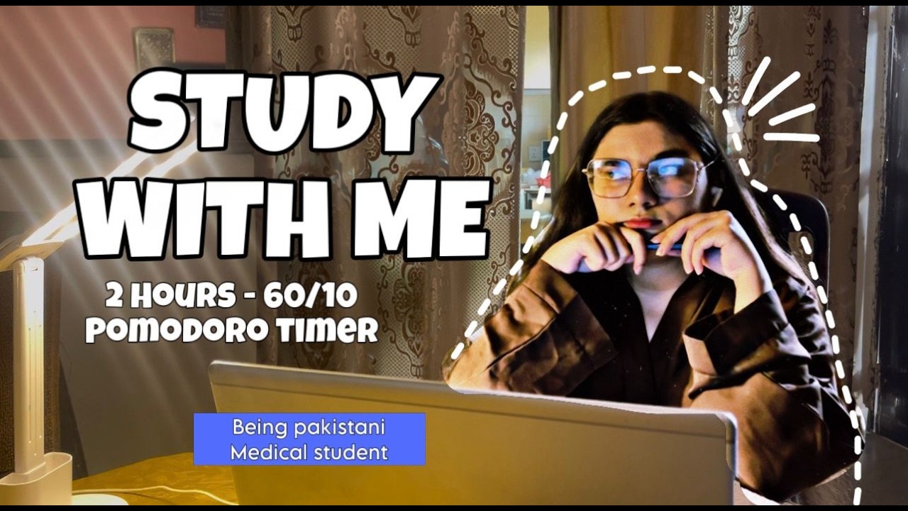 🌌 - 5 AM focus | Studying while the world sleeps | real-time 60/10 pomodoro | medical student 🩺📚