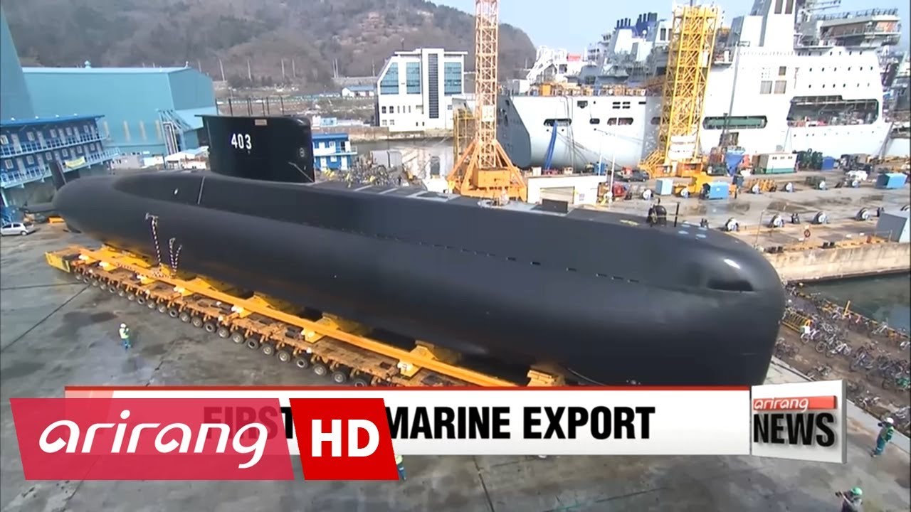 First submarine export as S. Korea hands over vessel to Indonesia