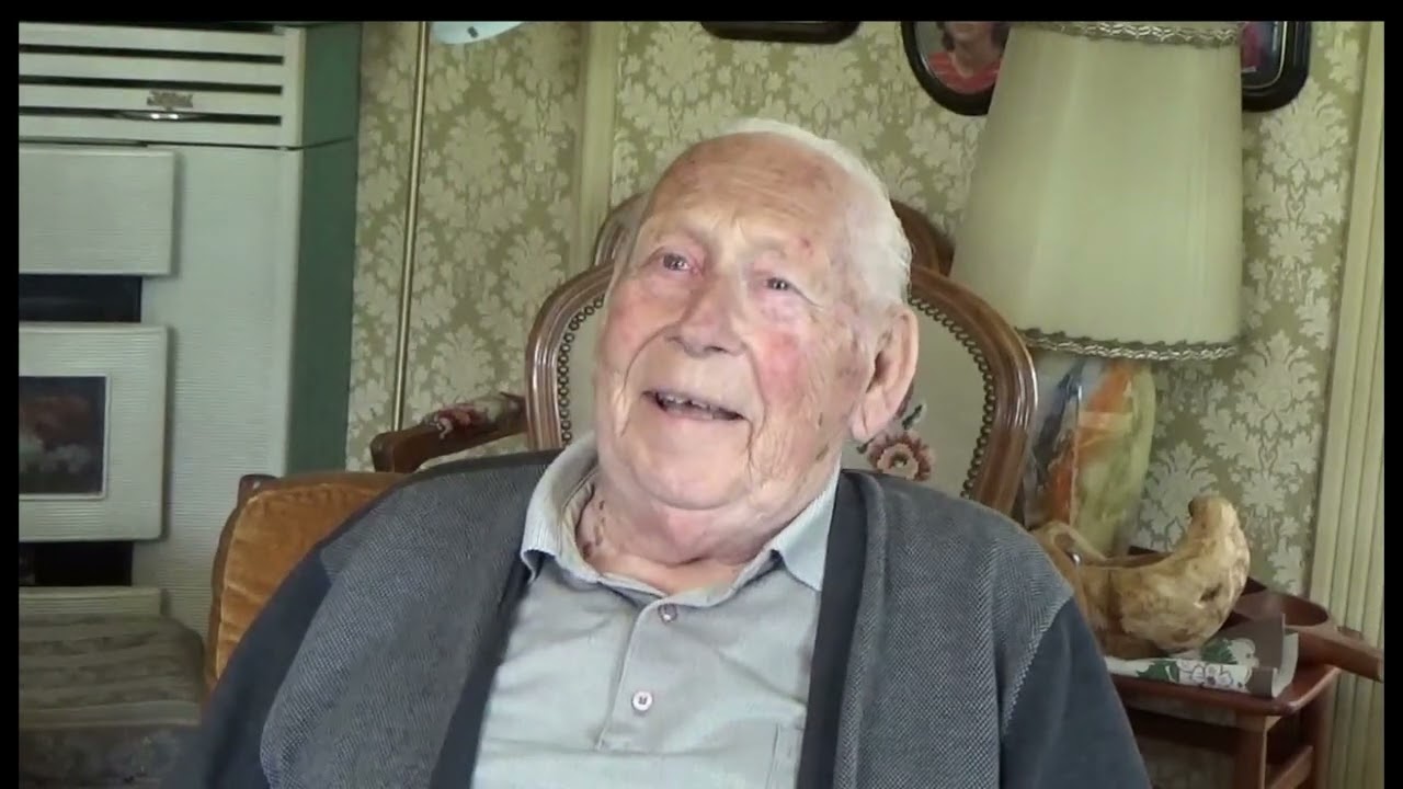 Audun Leland  (93 år)  i samtale med Jan Erik Augland i 2020