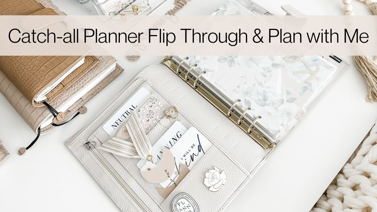 Catch-all Planner Flip Through and Plan with Me for the Week