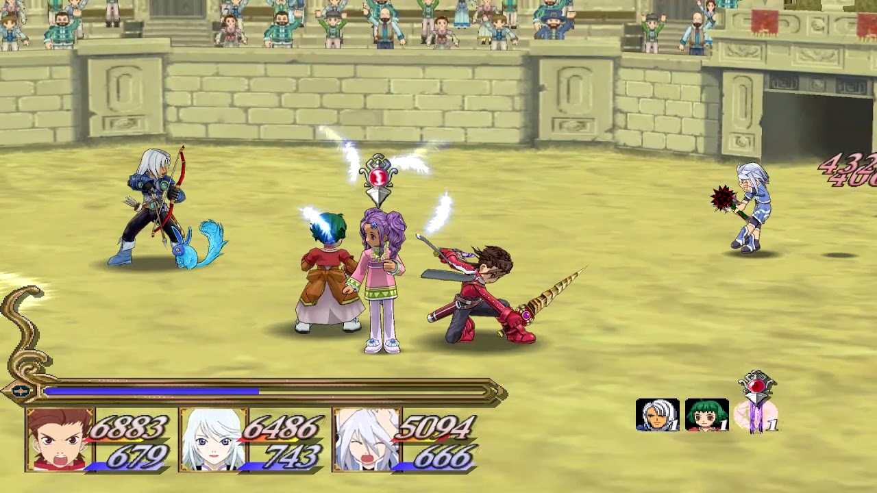 Tales of Symphonia Boss Garr, Farah & Meredy  [MANIA]