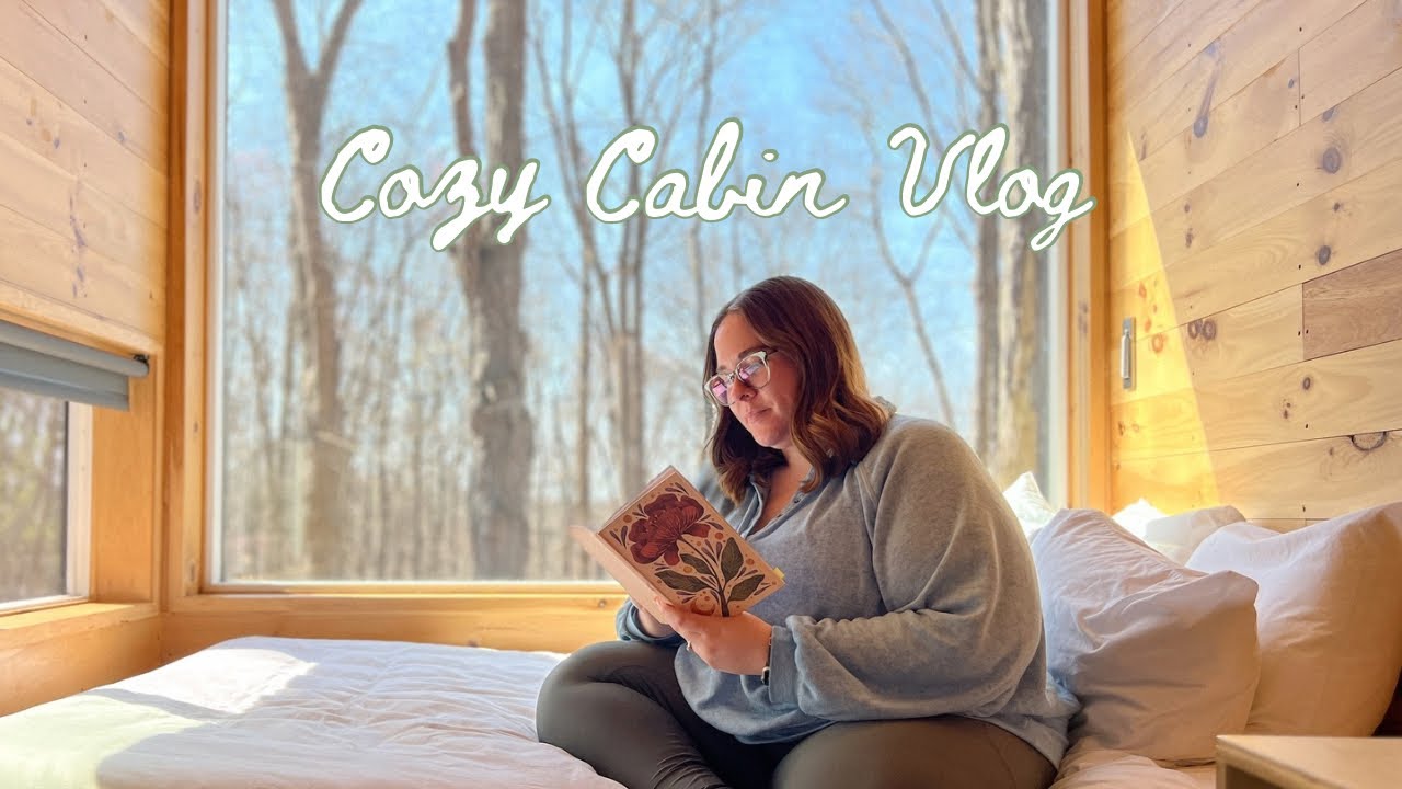 Cozy Cabin Vlog 🌲⛰️ spending my spring break slow living in the woods