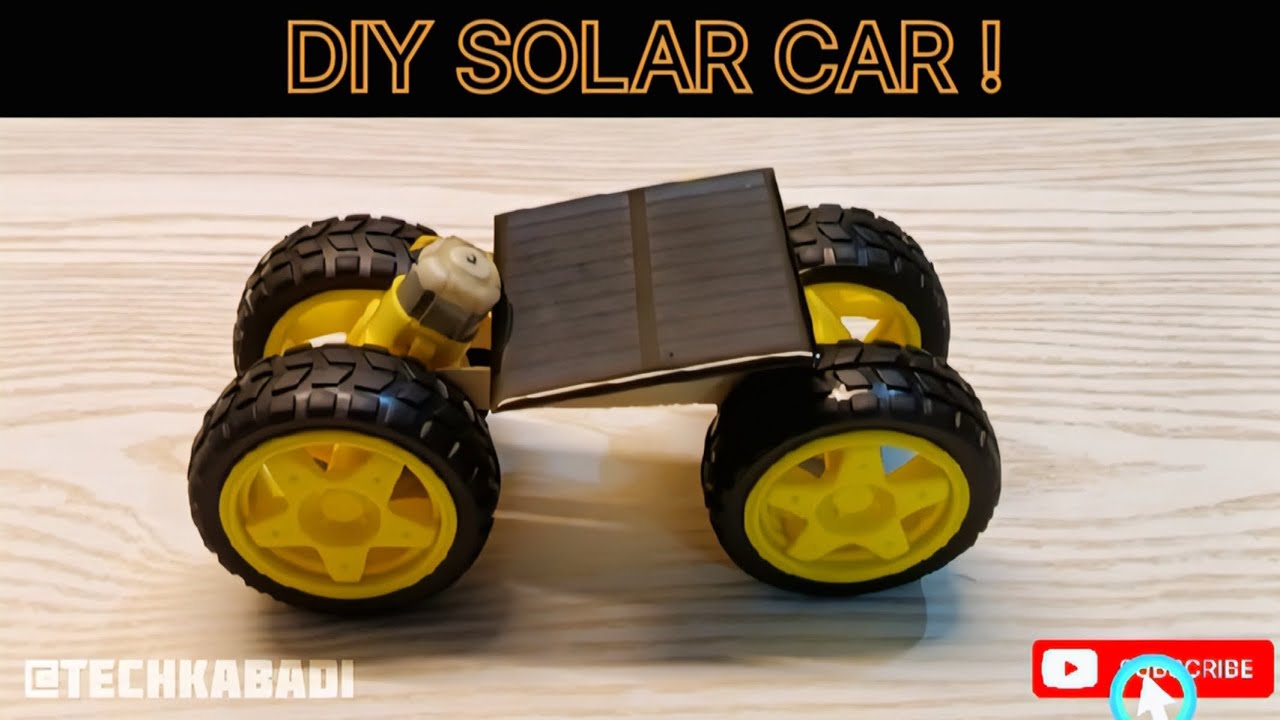 DIY SOLAR CAR | Simple & Easy Tech.