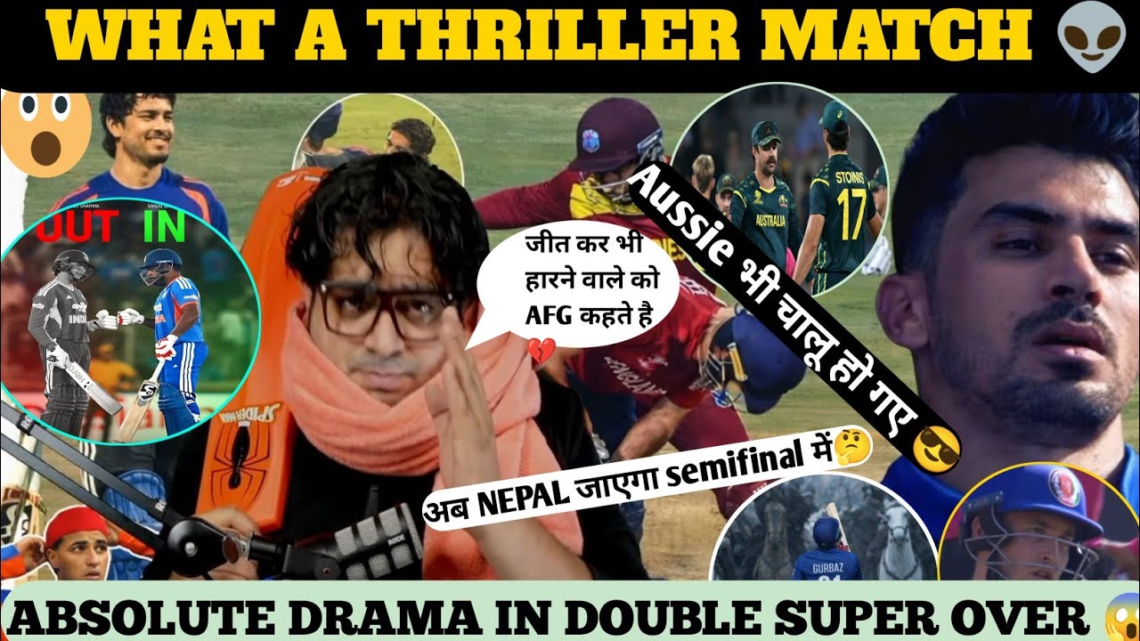 AFGvsSA match Reaction 😱 AFG💔 जीता हुआ match हार गया 👽gurbaz on the top 🔝 AUSvsIRE🤫 Aussie dominat 