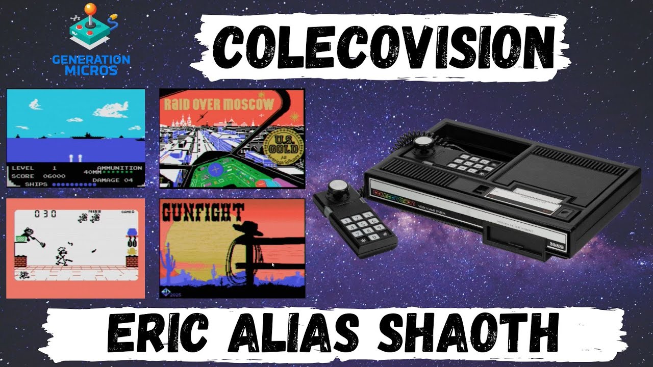 🎤 INTERVIEW: Eric (Shaoth), nous présente ses productions sur PC, Atari ST et Colecovision, Part 2 🎤