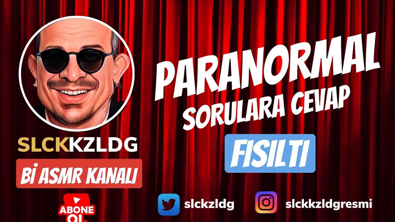 TÜRKÇE ASMR | PARANORMAL SORULAR ve CEVAPLAR | #asmr #türkçeasmr