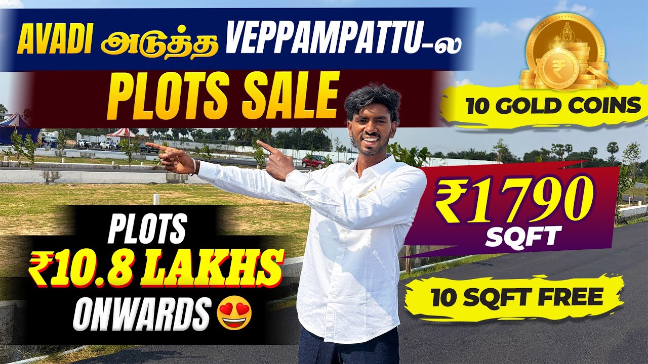 Villa Plots For Sale in Veppambattu | Veppambattu Land For Sale | Sanjaysamy | Vlog #475