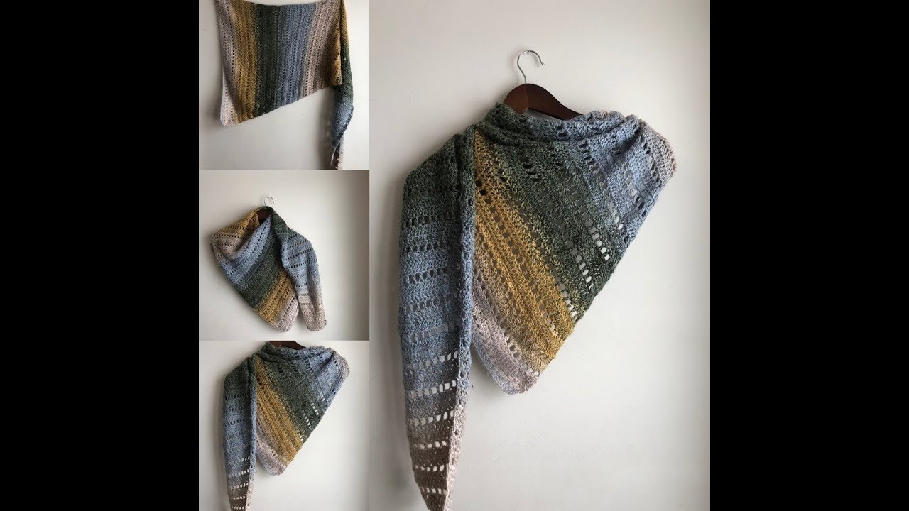 Foulard /châle : Le penché