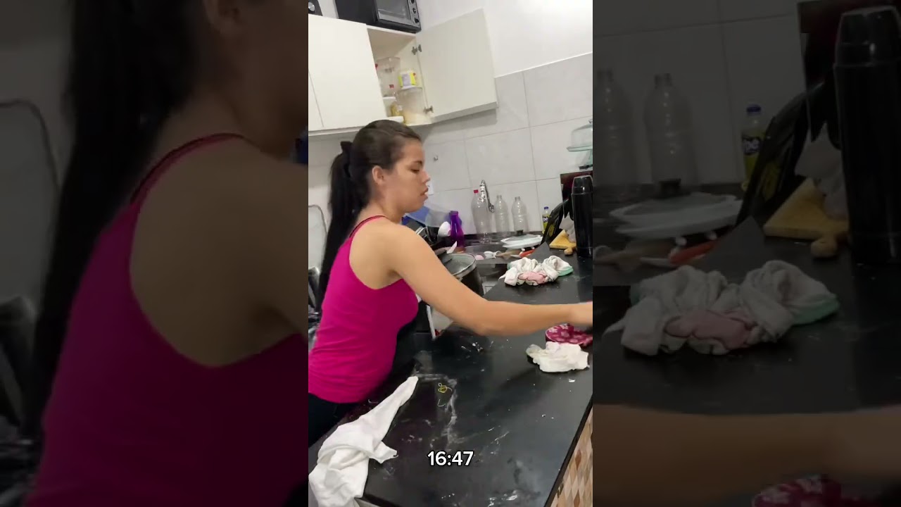 Faxina pesada com asmr 