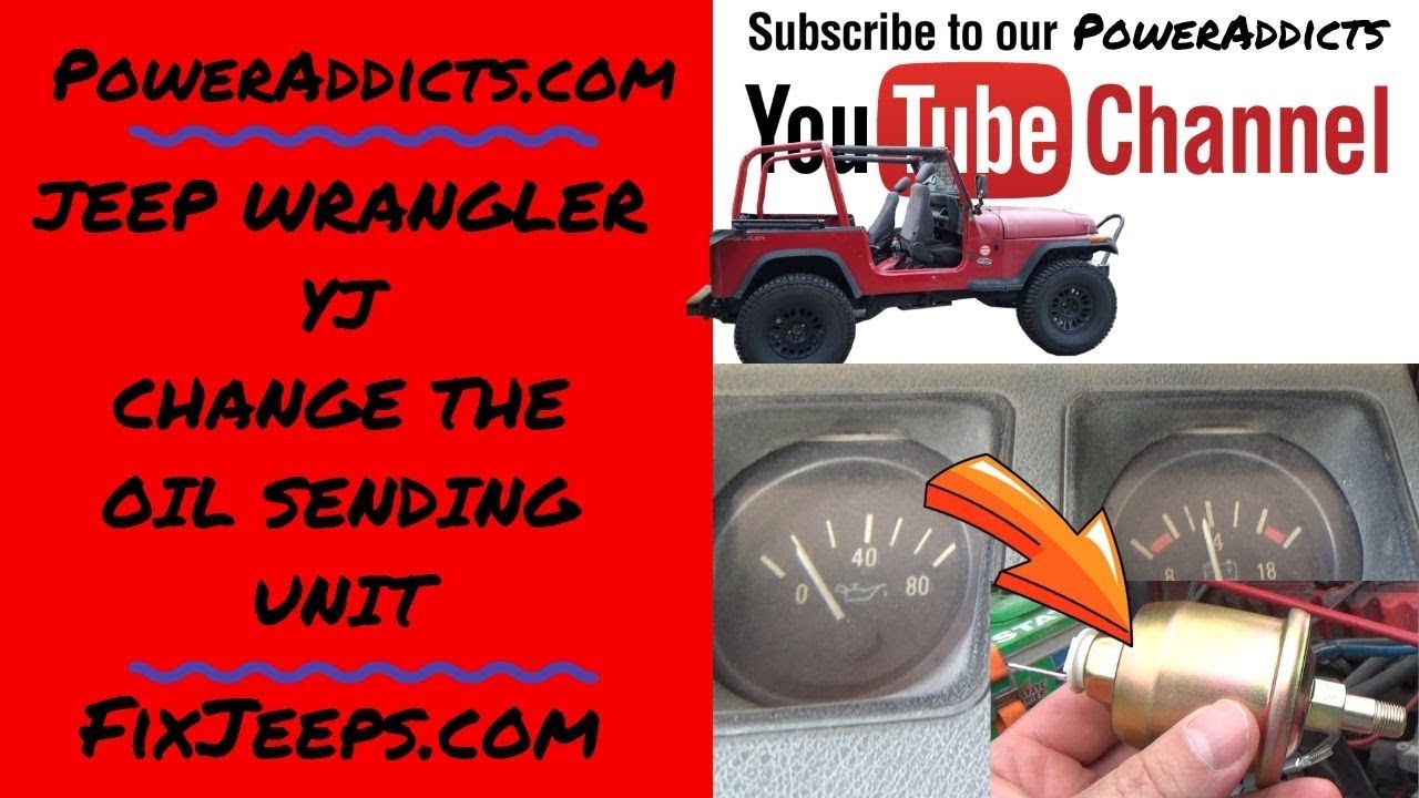 Jeep Wrangler YJ — датчик давления масла #oilgaugecrazy #oilpressureissues