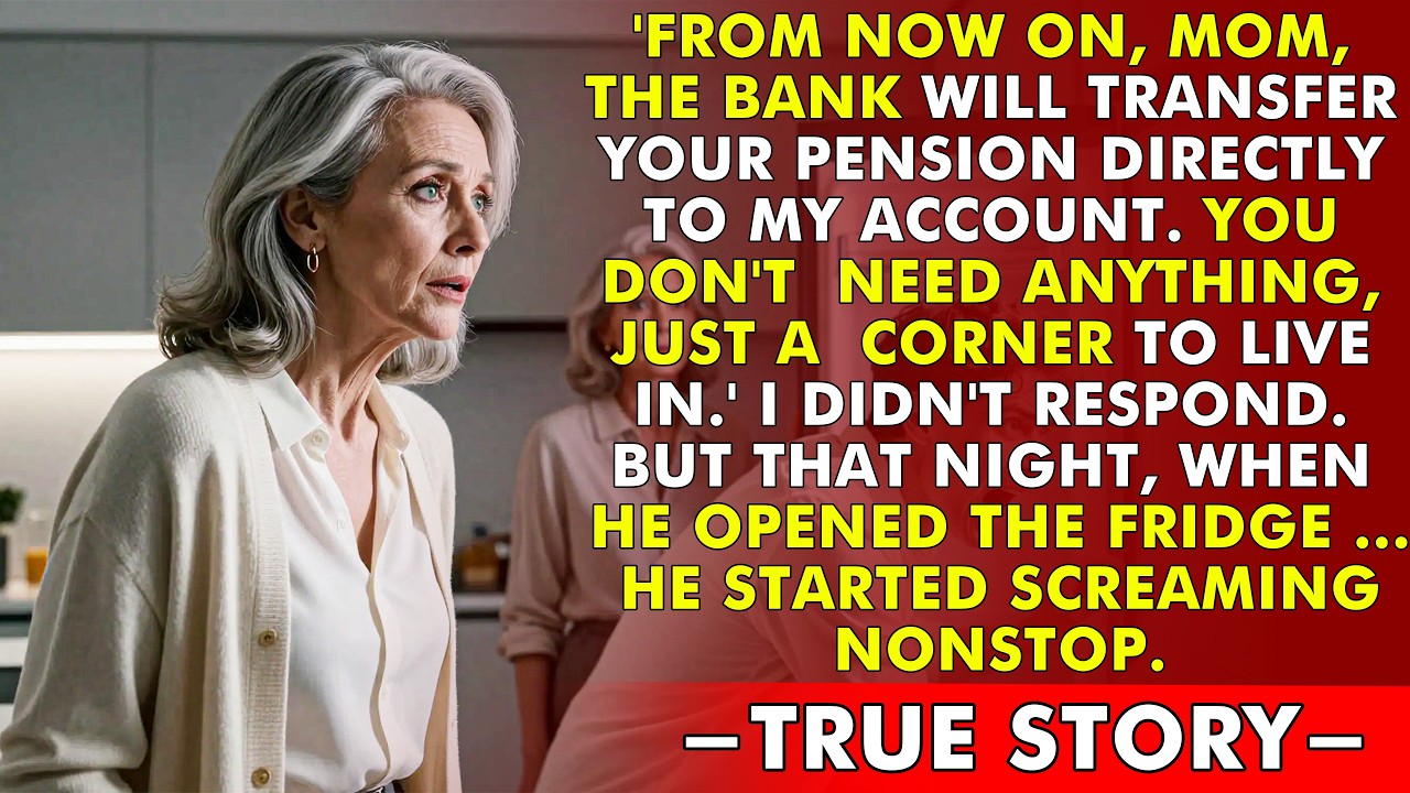 My Son Wanted My Pension For Himself, But That Night, When He Opened The Fridge He Started Screa